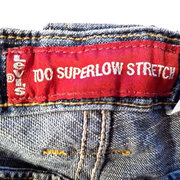 90's Levi's 520 Too Super Low Stretch - Picture 5 of 8